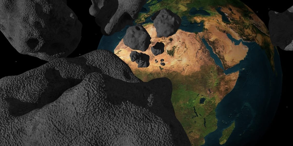 caeran meteoritos en la Tierra