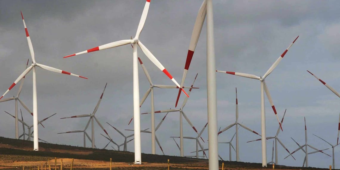 producción de energía eólica en Europa