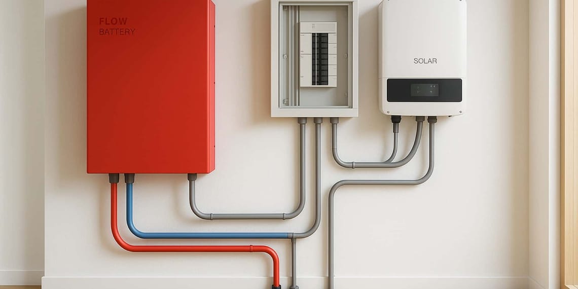 Ejemplo práctico de integración de una batería de flujo para autoconsumo energético