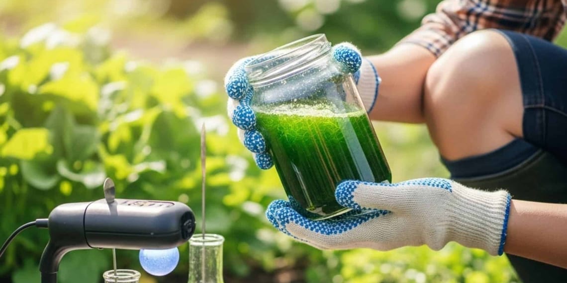 Microalgas como biofertilizante casero