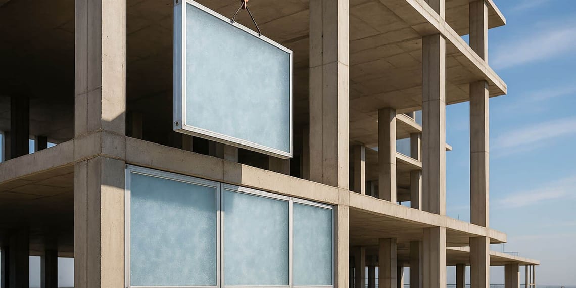 Paneles de aerogel en construcción sostenible