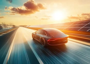 Pintura solar o como cargar el coche sin enchufarlo a la corriente