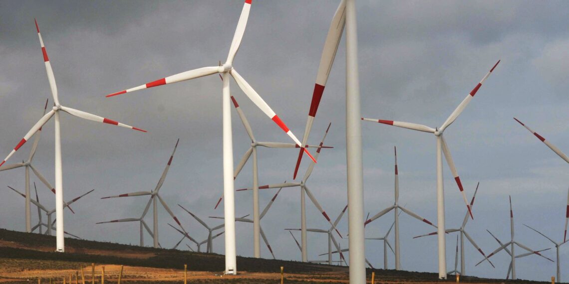 producción de energía eólica en Europa