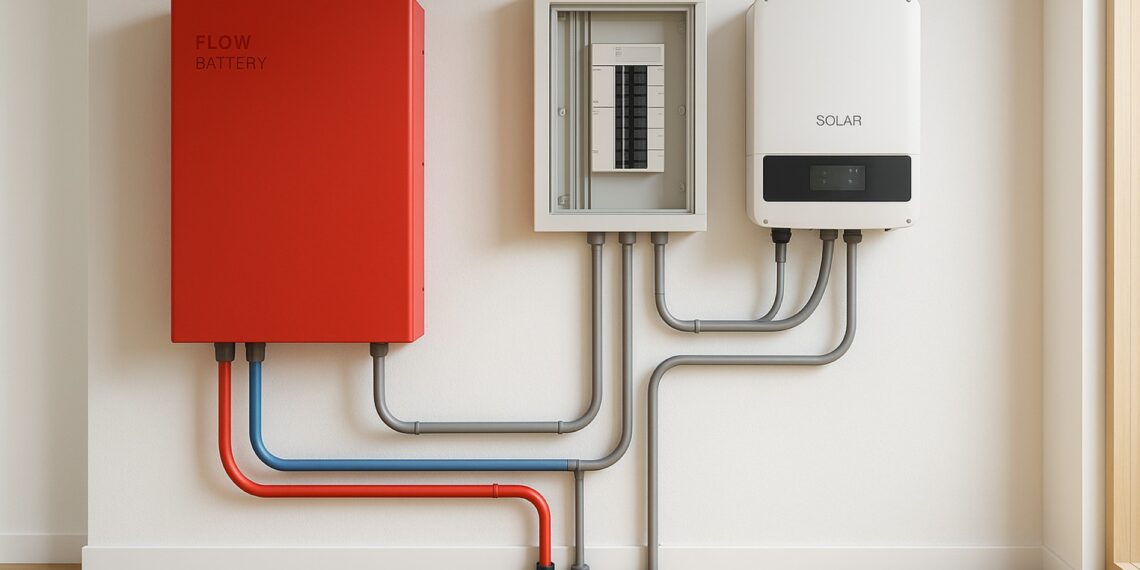 Ejemplo práctico de integración de una batería de flujo para autoconsumo energético
