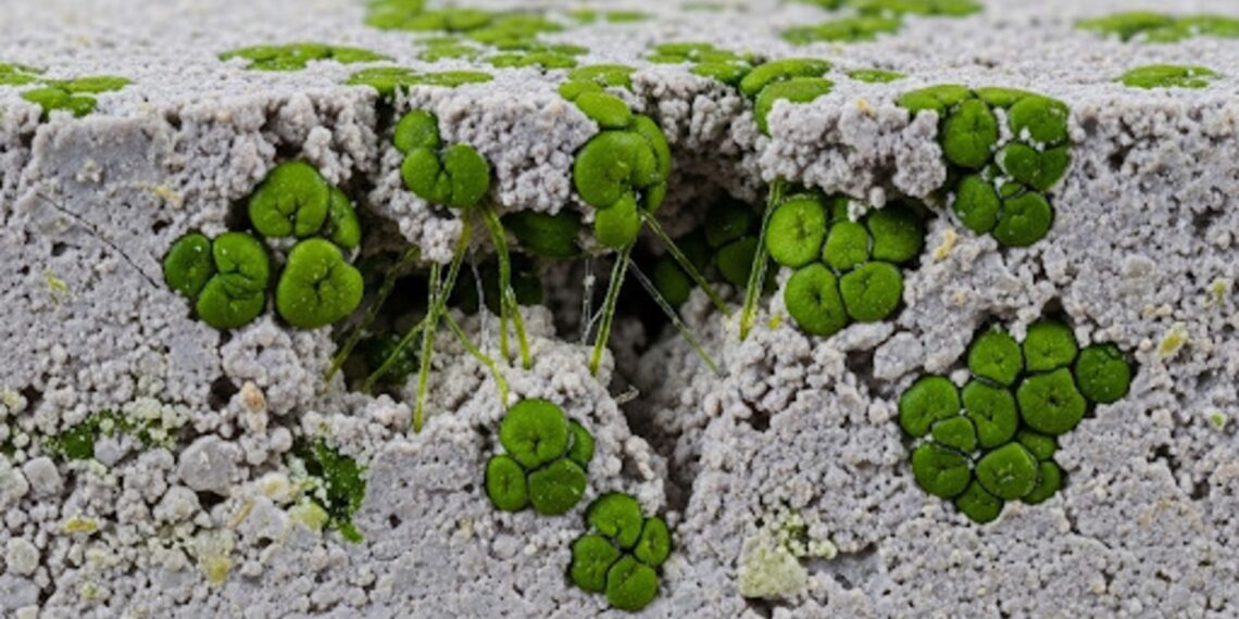 Biocemento con microalgas
