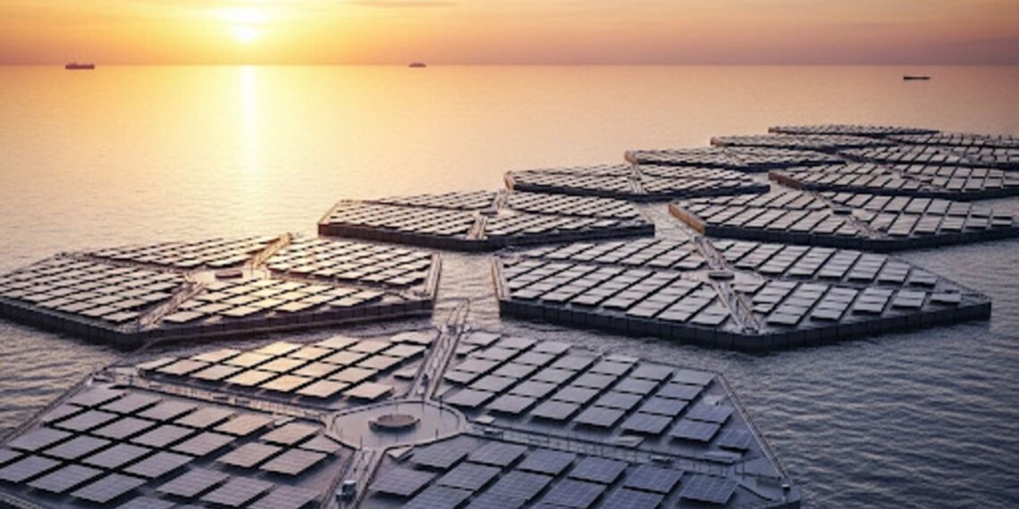 Islas solares flotantes