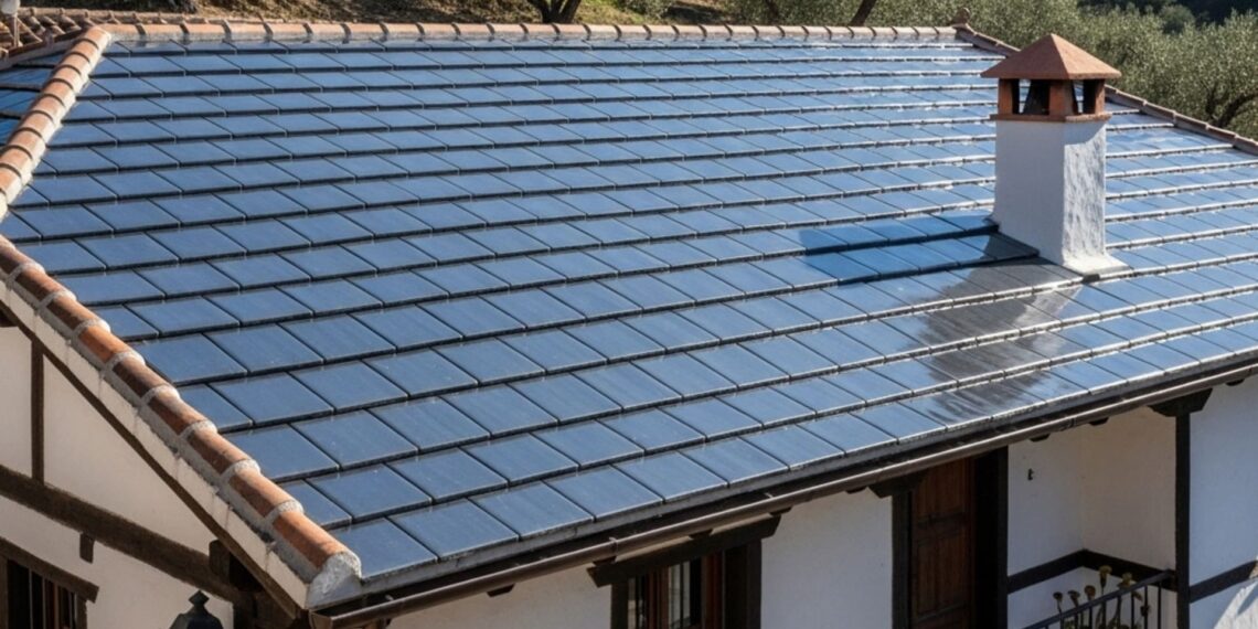 Tejas solares fotovoltaicas