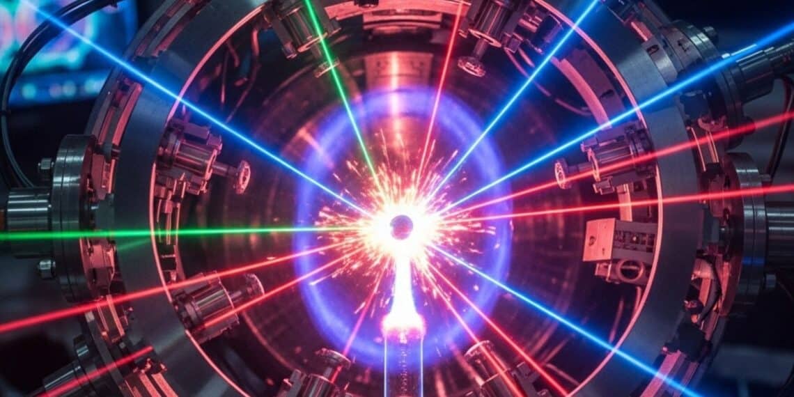 Fusión nuclear por confinamiento inercial