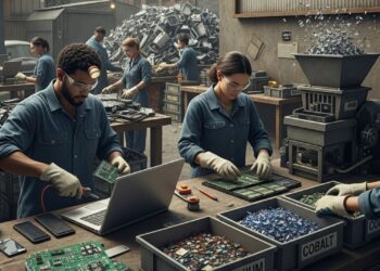 minería urbana de metales críticos