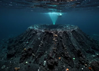 Volcanes explosivos hallados donde nadie los esperaba: el fondo del Atlántico guarda un secreto geológico sin resolver 9 Volcán submarino de cima plana en la dorsal mesoatlántica a 2.500 metros de profundidad