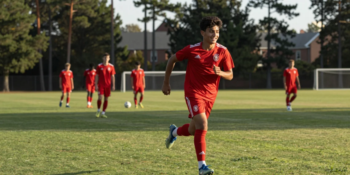 Lamine Yamal llega al Mundial "en perfectas condiciones" pero España lo reserva para cuando más lo necesite 1 Lamine Yamal entrenando con la selección española en Georgia, EE.UU., durante la preparación para el Mundial