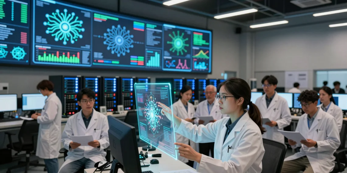 Casi 300 equipos científicos seleccionados para transformar el descubrimiento energético con inteligencia artificial en Estados Unidos 1 Científicos usan IA para el descubrimiento energético en laboratorio de investigación en EE. UU.